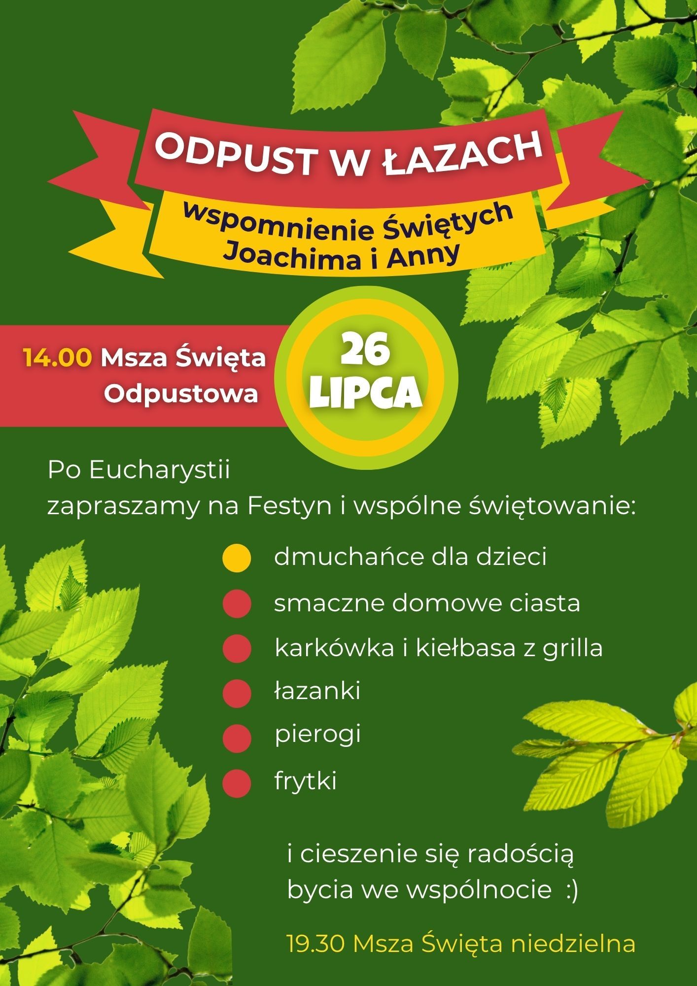 ODPUST W ŁAZACH